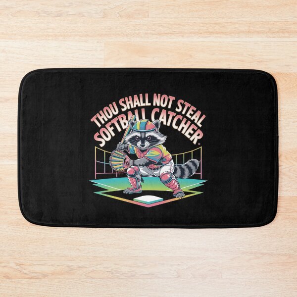 Item preview, Thou Shall Not Steal Softball Catcher designed and sold by TrendsLook.