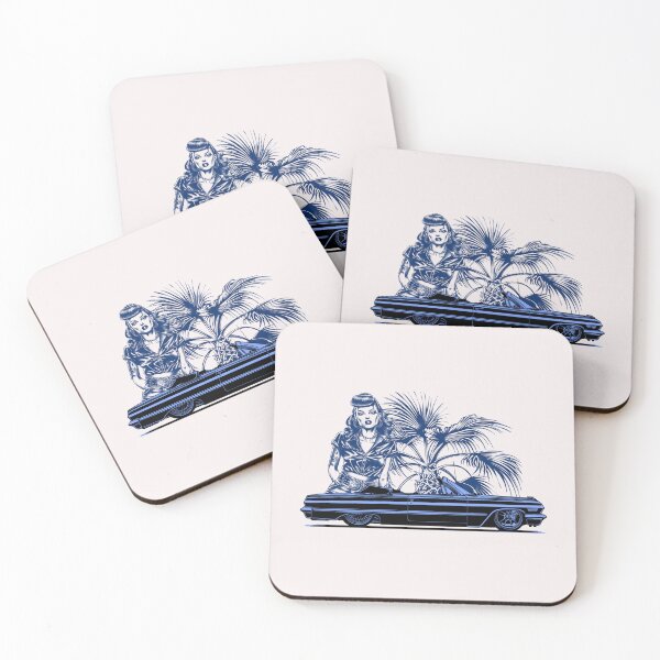 Item preview, Low Rider Classic Car with Cool Girl   designed and sold by JoeVee-Int.