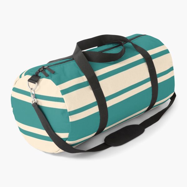 Item preview, Summer 2025 Trendy Tropical Sunset Stripes – Deep Aqua & Peach Cream Ocean-Inspired designed and sold by The Cozy Stripe | Modern Textile Stories.
