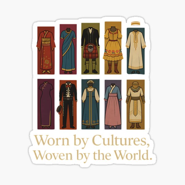 Item preview, Worn by Cultures, Woven by Unity designed and sold by PosiPrints.