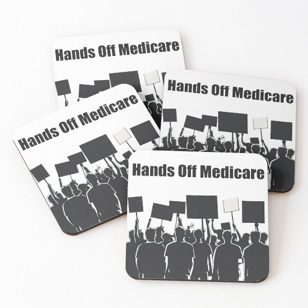 Item preview, Hands Off Medicare – Protest Illustration designed and sold by ArtPetrenko90.