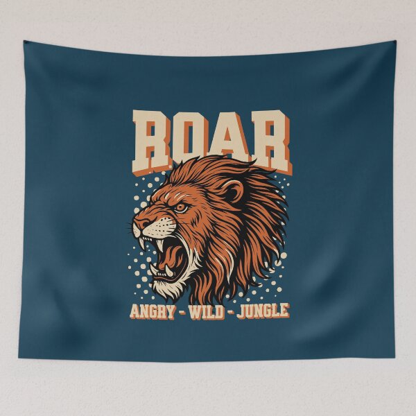 Item preview, Lion Roar Angry Wild King Of Jungle designed and sold by NosandEdgy.