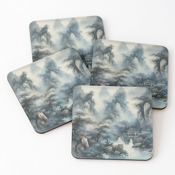 Item preview,  The timeless elegance of a Chinese view old-fashioned style print designed and sold by Richenda.