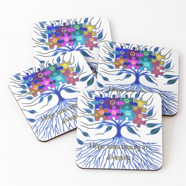 Item preview, Hope Sees Beauty in Diversity - Autism Awareness  designed and sold by Ramadane_design1.
