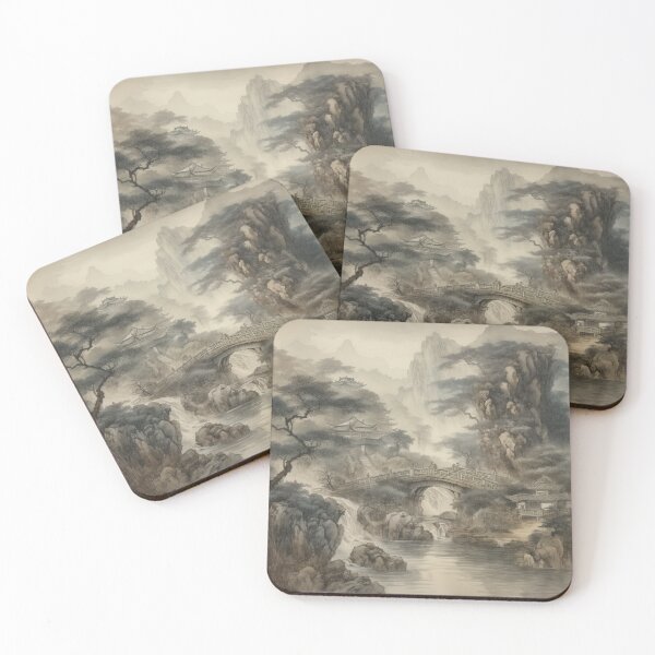 Item preview, The timeless elegance of a Chinese view old-fashioned style print 2 designed and sold by Richenda.