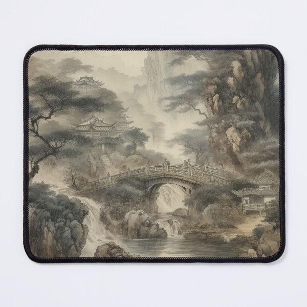 Item preview, The timeless elegance of a Chinese view old-fashioned style print 2 designed and sold by Richenda.