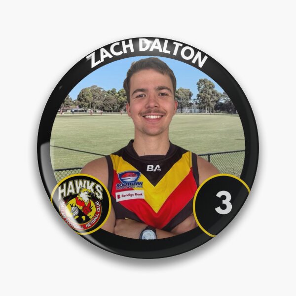 Item preview, Player Badge - #3 - Zach Dalton designed and sold by HallamHawks.