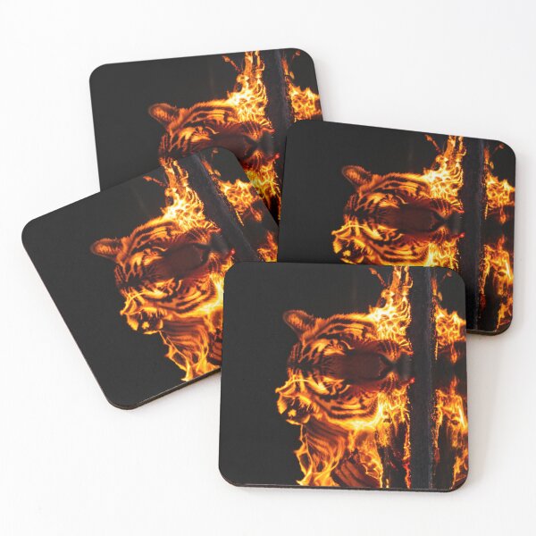 Item preview, Infernal Passage ( Tiger on fire ) designed and sold by artonall.