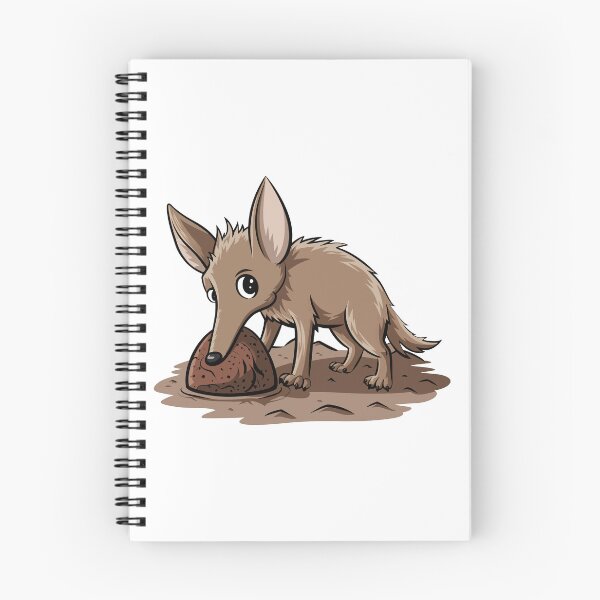 Item preview, Cute Aardwolf Cartoon designed and sold by WildlifeInc.