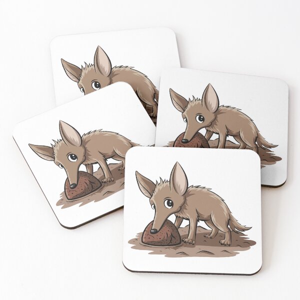 Item preview, Cute Aardwolf Cartoon designed and sold by WildlifeInc.