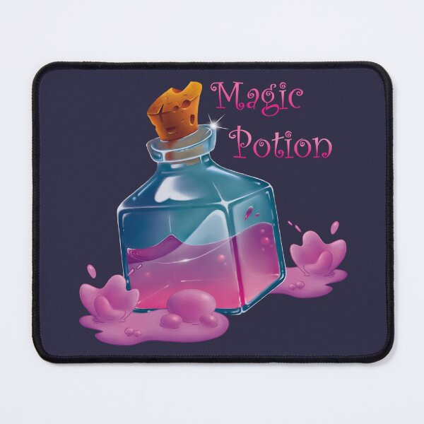 Item preview, Purple Magic Potion Bottle with bubbles designed and sold by AriLady.