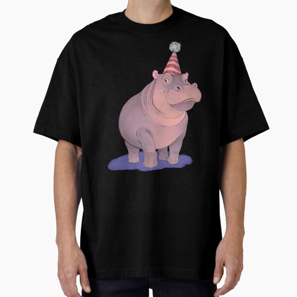 Item preview, Hippo Clown Ready to Party designed and sold by Moon-Strawberry.
