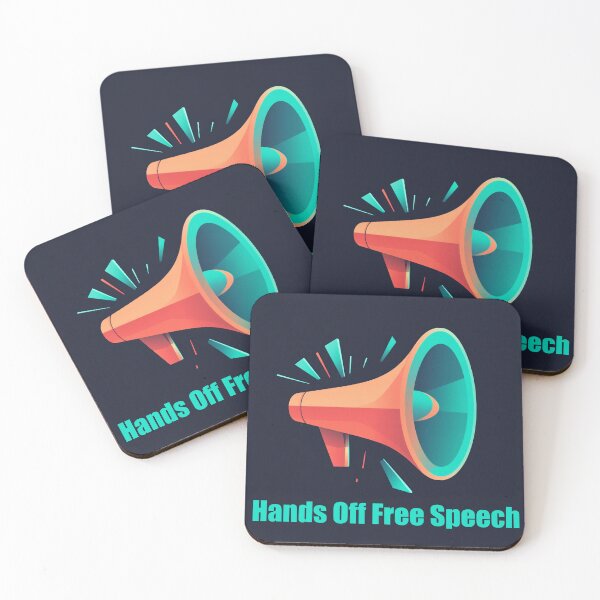 Item preview, Hands Off Free Speech – Protest Illustration designed and sold by ArtPetrenko90.