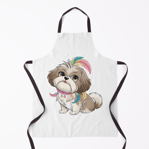 Item preview, Shih Tzu - Cute Fluffy Dog Art designed and sold by WildlifeInc.