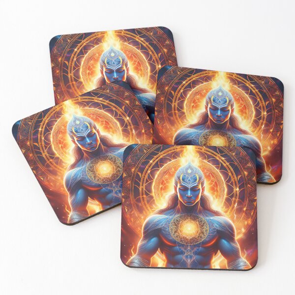 Item preview, The Avatar of Eternal Silence – Divine Mystical and Spiritual Portrait designed and sold by HighestMind_888.