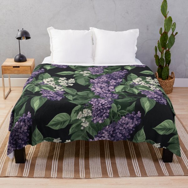 Item preview, Lilac Plant Floral cluster Pattern designed and sold by UrbanApparel.