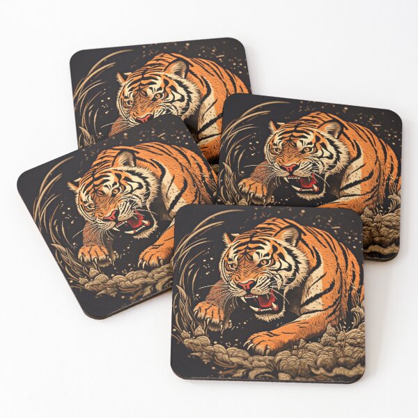 Item preview, Unleash the beauty and strength of the wild with a Tiger 1 designed and sold by Richenda.