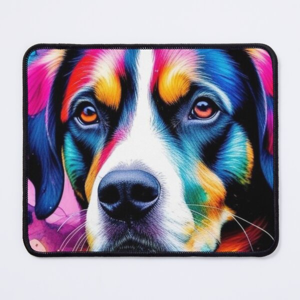 Item preview, Dog vs Colour Splash designed and sold by IImagineArtAi.