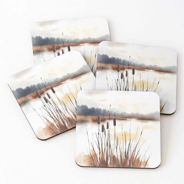 Item preview, Cattails in a Swamp designed and sold by Mackadoodle Doo.