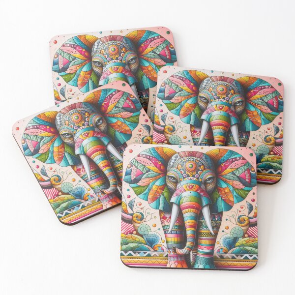 Item preview, Pop art style elephant  designed and sold by Dogandesighn.
