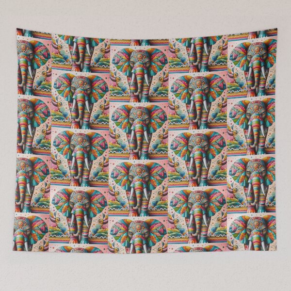 Item preview, Pop art style elephant  designed and sold by Dogandesighn.