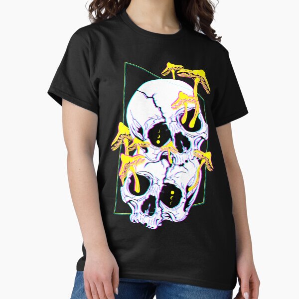 Vista previa del artículo con la obra «Cubierto de hongos CMYK», diseñado y vendido por VonKowen.