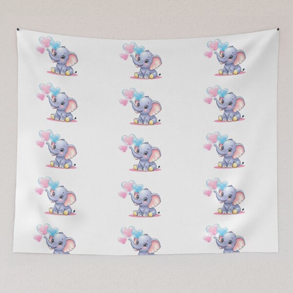 Item preview, Little Elephant in Love – Sweetness in the Form of Design designed and sold by StormArte.
