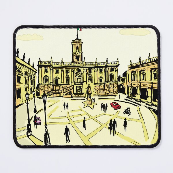 Item preview, The Capitol Square, Rome, Italy designed and sold by Traveldrawings.