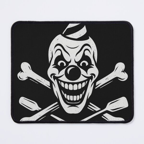 Item preview, flat clown roger designed and sold by TheFreshPirate.
