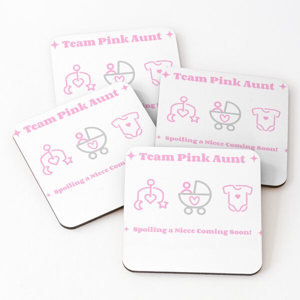 Item preview, Gender Reveal Team Pink Aunt  designed and sold by Matthew Beech Designs.