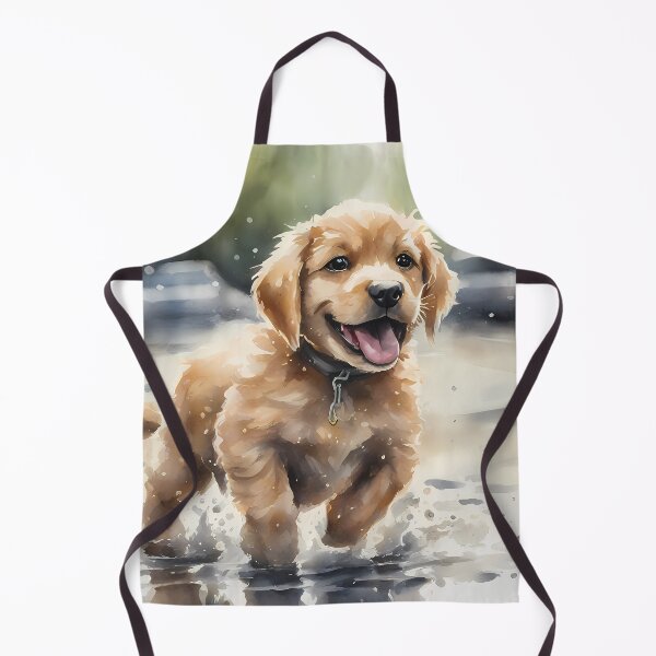 Item preview, Happy Puppy in Puddle designed and sold by CalmnessbyChoice.