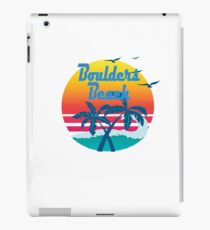 Boulders Beach, summer retro vintage iPad Case/Skin