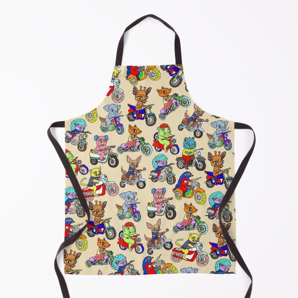 Item preview, Animals on Motorcycles Pattern designed and sold by NOTSNIW ART.