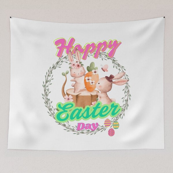 Item preview, Funny Happy Easter Day Bunny Egg Rabbit Boys Girls Kids  designed and sold by P-Beginning.