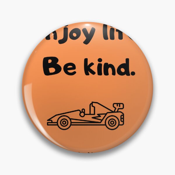 Item preview, 'Enjoy life. Be kind.' - Lando Norris Quote designed and sold by My Needs to Yours.