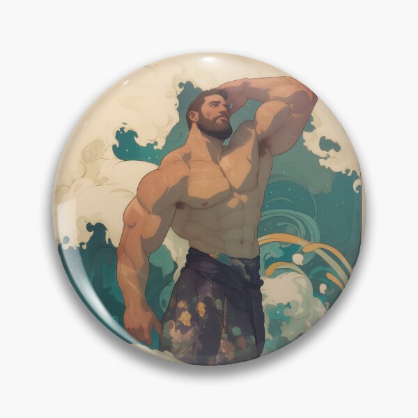 Item preview, Gay Hunks in Art Nouveau designed and sold by The Gallery Gaze.