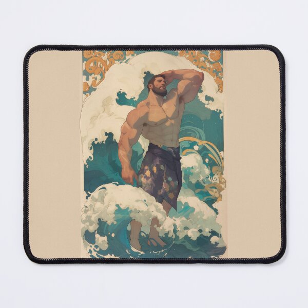 Item preview, Gay Hunks in Art Nouveau designed and sold by The Gallery Gaze.