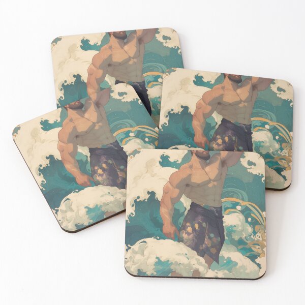 Item preview, Gay Hunks in Art Nouveau designed and sold by The Gallery Gaze.