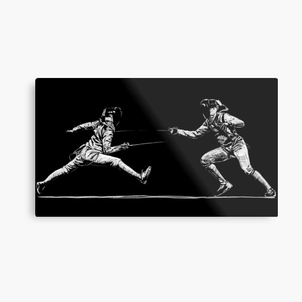 fencing Metal Print