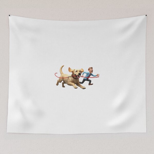 Item preview, Labrador at Full Speed – Extreme Ride designed and sold by StormArte.