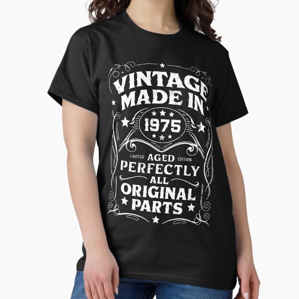 Aperçu de l'œuvre Idée vintage pour un 50e anniversaire, fabriquée en 1975 créée et vendue par CutenessKlub.