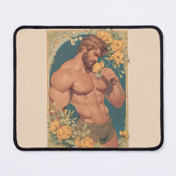 Item preview, Gay Hunks in Art Nouveau designed and sold by The Gallery Gaze.