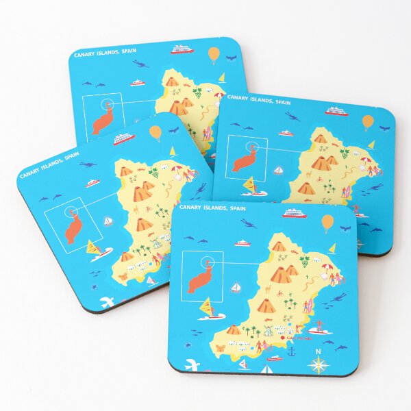 Item preview, Graciosa, Lanzarote, Canary Islands, Spain designed and sold by Traveldrawings.