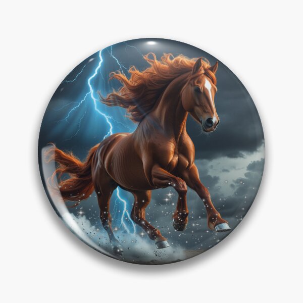 Item preview, A horse with a mane made of fire designed and sold by VanPaintShop.