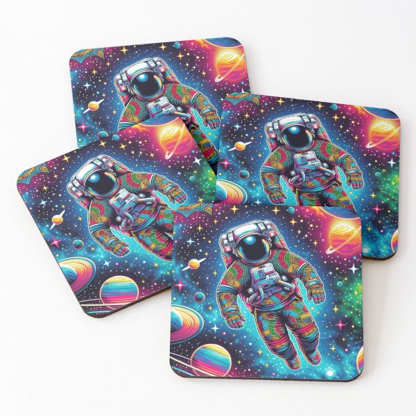 Item preview, Lost in Space - African Print Astronaut designed and sold by OandSDesigns23.