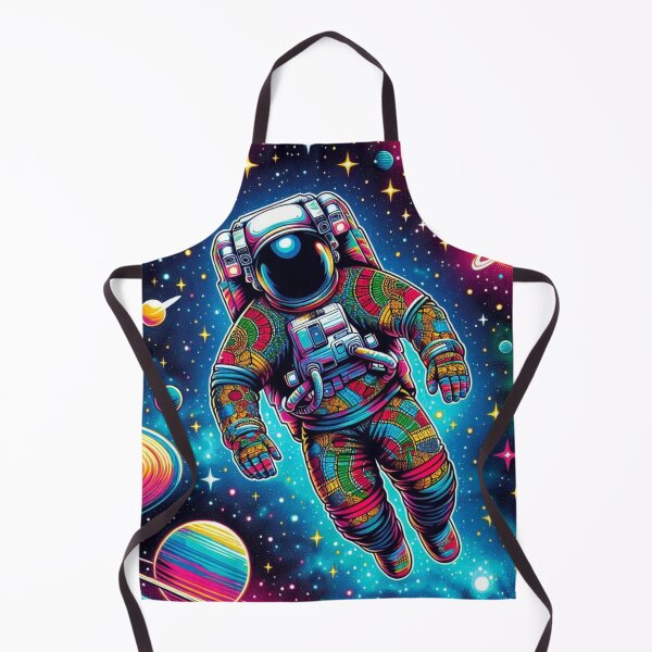 Item preview, Lost in Space - African Print Astronaut designed and sold by OandSDesigns23.