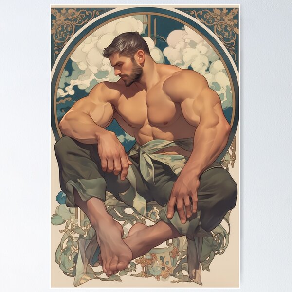 Artikel-Vorschau von Schwule Kerle im Jugendstil, designt und verkauft von The Gallery Gaze.
