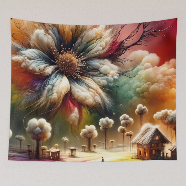 Item preview, Unusual Cotton Flower designed and sold by M-Y-A-R-T-.