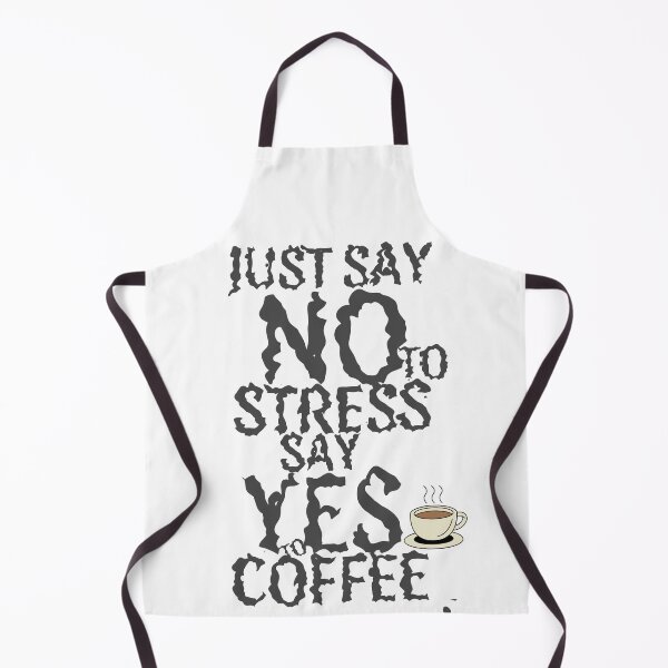 Item preview, No to Stress But Yes to Coffee ! designed and sold by goodFather4ever.