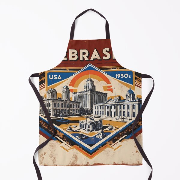 Item preview, Nebraska 1950s USA Vintage Retro Tourism designed and sold by TravelersGems.